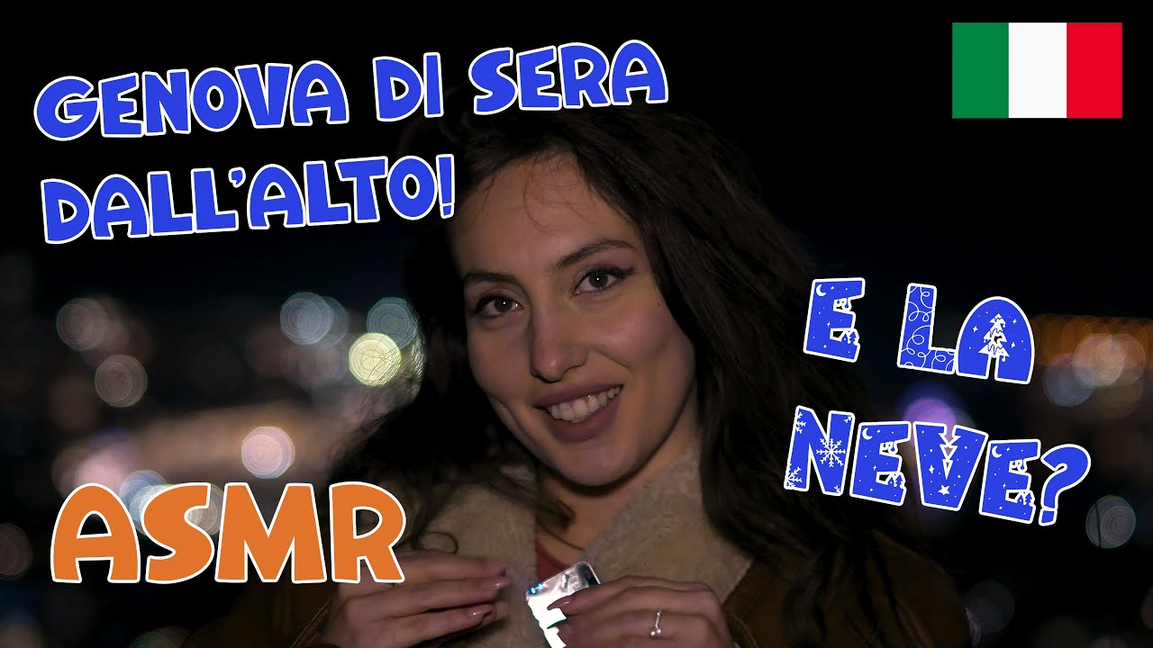 ASMR ITA | Genova dall'alto e…un po di NEVE ❄️🌃