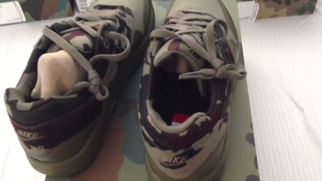 Nike Air Maxim 1 France SP Camouflage Green Grey