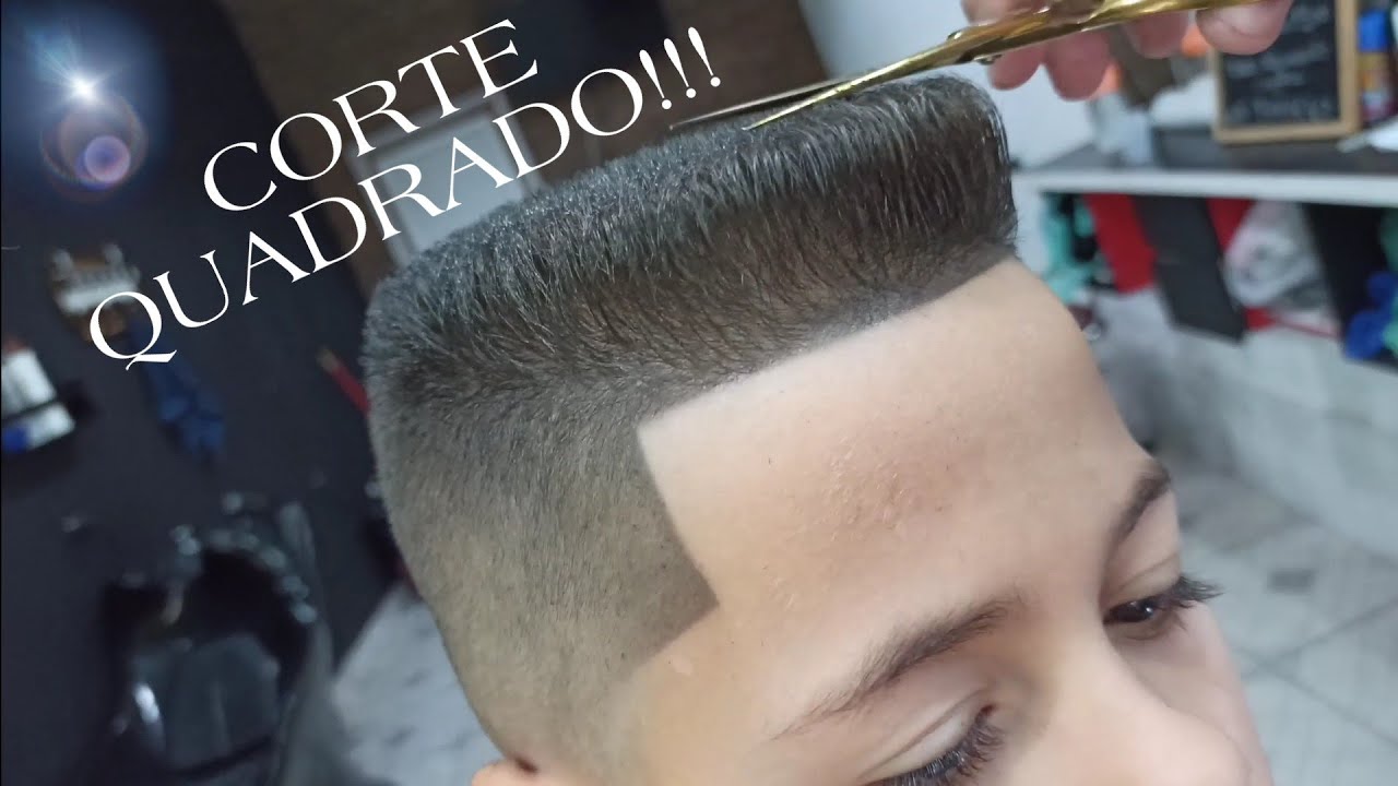 corte quadrado masculino