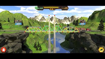I BECAME A BRIDGE BUILDER in bridge construction simulator game level 25 & 26 gameplay