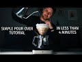 How to make pour over coffee  simple v60 brew tutorial