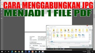 How to combine JPGs into one PDF file