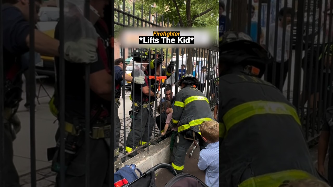 Firefighters Save a Curious Kid! ❤️