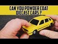 Can You Powder Coat Diecast Cars ? Corgi MG Maestro Repaint