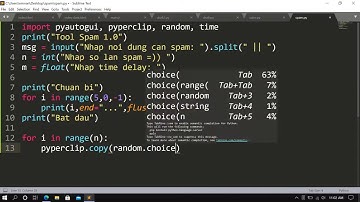 Hướng dẫn làm tool spam bằng Python