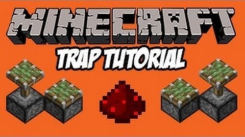 Minecraft: Tutorial - Piston Trap
