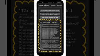 Empty Folder Cleaner is very important app @KNOWLEDGEISNEEDWITHPARVEEN  #video #emptyfolder screenshot 5