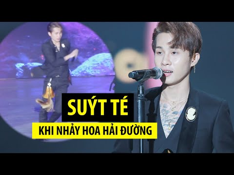 Jack nhảy suýt ngã trước khi nhận giải Ca sĩ có hoạt động đột phá