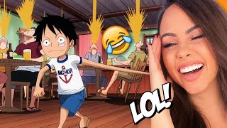 ULTIMATE ONE PIECE FUNNY MOMENTS #2 | Bunnymon REACTS