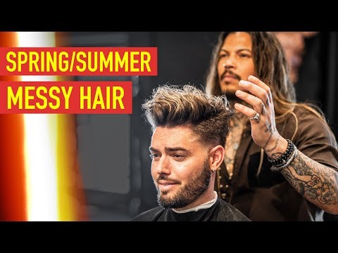 mens-spring/summer-messy-haircut-&-hairstyle-|-cool-modern-mens-hair-2019