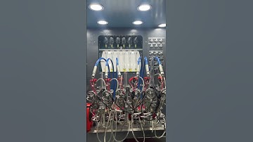 Common rail test bench CR818-PRO can test 6 injectors at same time. welcome to inquiry.  #testbench