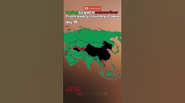 Trying to get a subscriber from every country in Asia day 15 #viral #mapping #mrukball