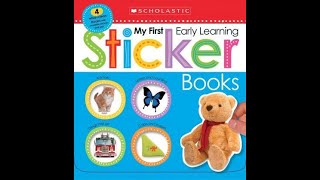 My First Early Learning Sticker Books Box Set: Scholastic Early Learners (Sticker Book) Scholastic