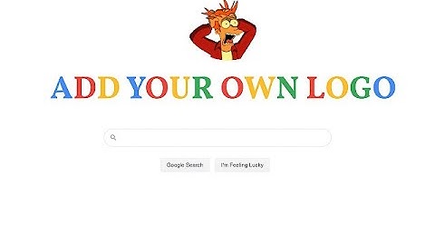 How to Change google logo To your name? (Only for Computer)