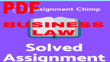 DU Sol Assignment |Business law answers