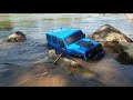 RC CAR RTX4 Defender vs Everest Gen7 Pro vs RGT 86100 in deep water by RC CARS LOVER