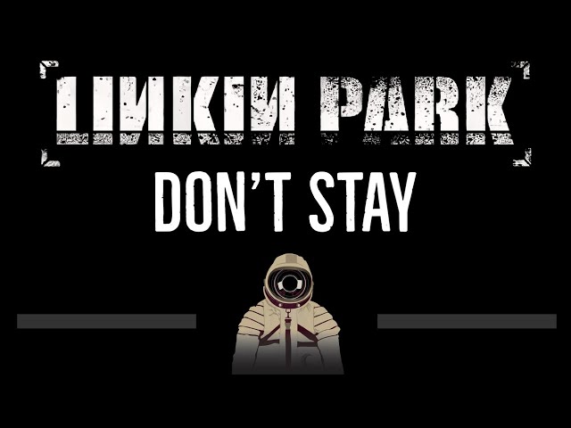 Linkin Park • Don't Stay (CC) 🎤 [Karaoke] [Instrumental Lyrics] class=