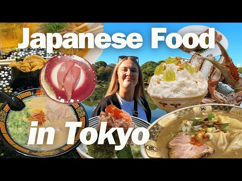 First Time Eating Japanese Food in Tokyo, Japan