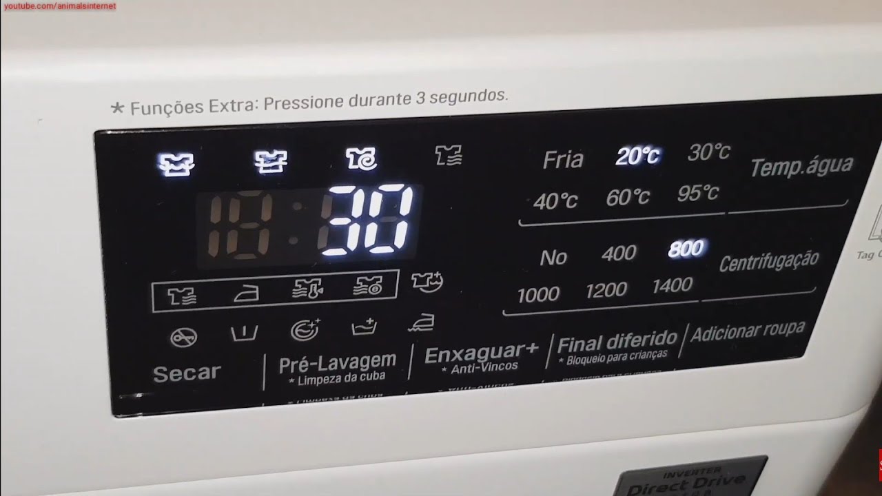 LG Washer Dryer Inverter Direct Drive 8/5 Kg F4J6TM0W: How to Use. Fast