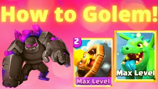 How to Play Golem in Clash Royale! - 5 Tips on How to Play Golem Decks!