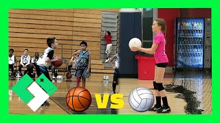 BASKETBALL VS  VOLLEYBALL (Day 1785) | Clintus.tv