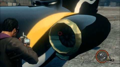 Totally cool plane surfing in Saints Row: The Third