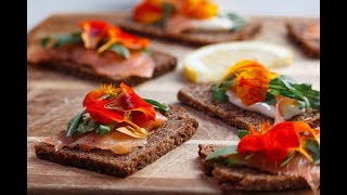 Smoked Salmon Toasts
