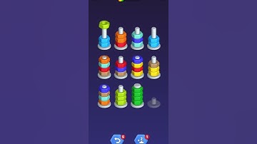 Nut sort ⁴⁴ #asmrgames #games #satisfyinggame #satisfyingasmr #nutshort