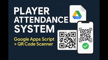 QR Code-Based Player Attendance Tracker with Google Apps Script #googleappsscript #automation