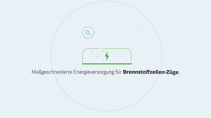Wasserstoffversorgung für Brennstoffzellen-Züge - Erklärfilm