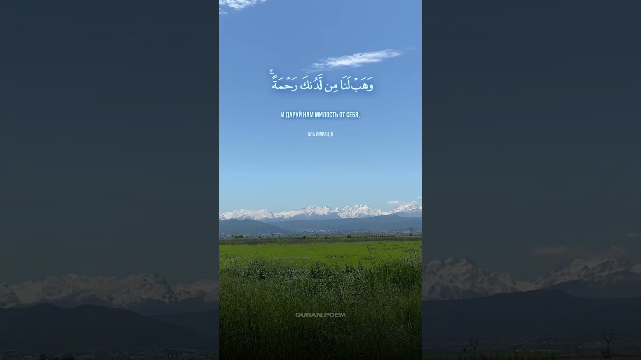 дуа из Корана, аль Имран 8 аят