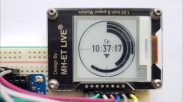 Интернет часы E-inch 1.54 E-paper clock