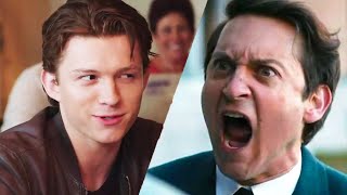 Tobey Maguire sits down with Tom Holland