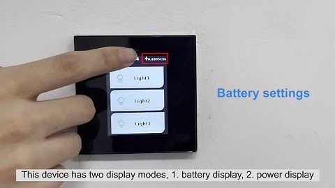 Lanbon L8 WiFi mesh LCD smart switch - power meter energy monitor setting - electric summary