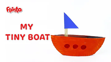 My Tiny Boat | Paper Plate Crafts | Best Out Of Waste | Kids Learning Videos