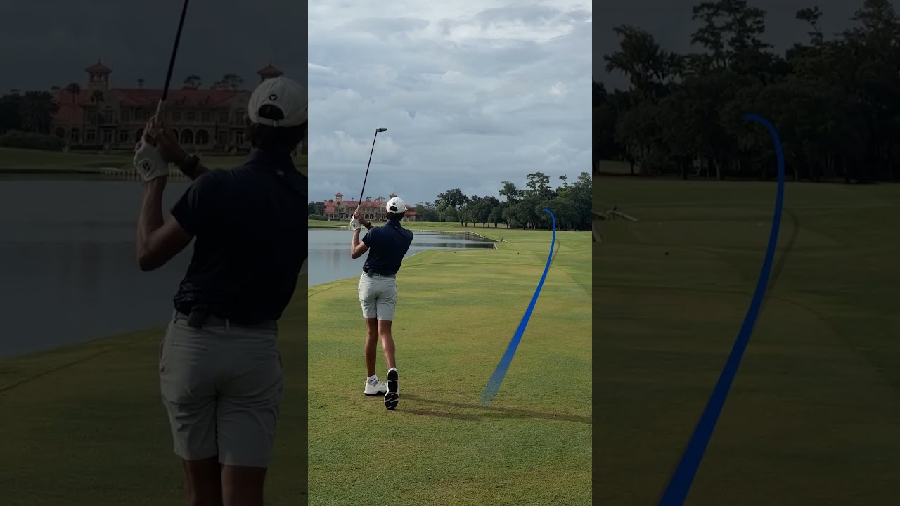Charlie Woods getting creative around TPC Sawgrass. 🤌 #TeamTaylorMade
