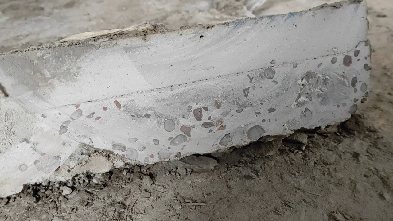 Алмазная резка бетонного пола / Ремонт саманного дома / Пол по грунту .