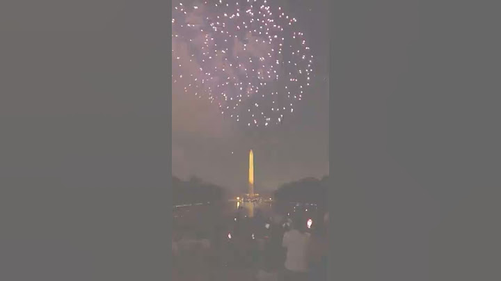 Fourth of July celebration in DC ends with fireworks show