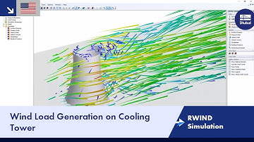 RWIND Simulation | Wind Load Generation on Cooling Tower