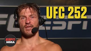 Stipe Miocic reacts to defeating Daniel Cormier | UFC 252 Post Show | ESPN MMA