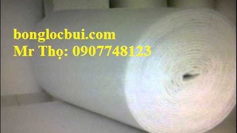 Bông lọc bụi G1, bông lọc bụi G2, bông lọc bụi G4