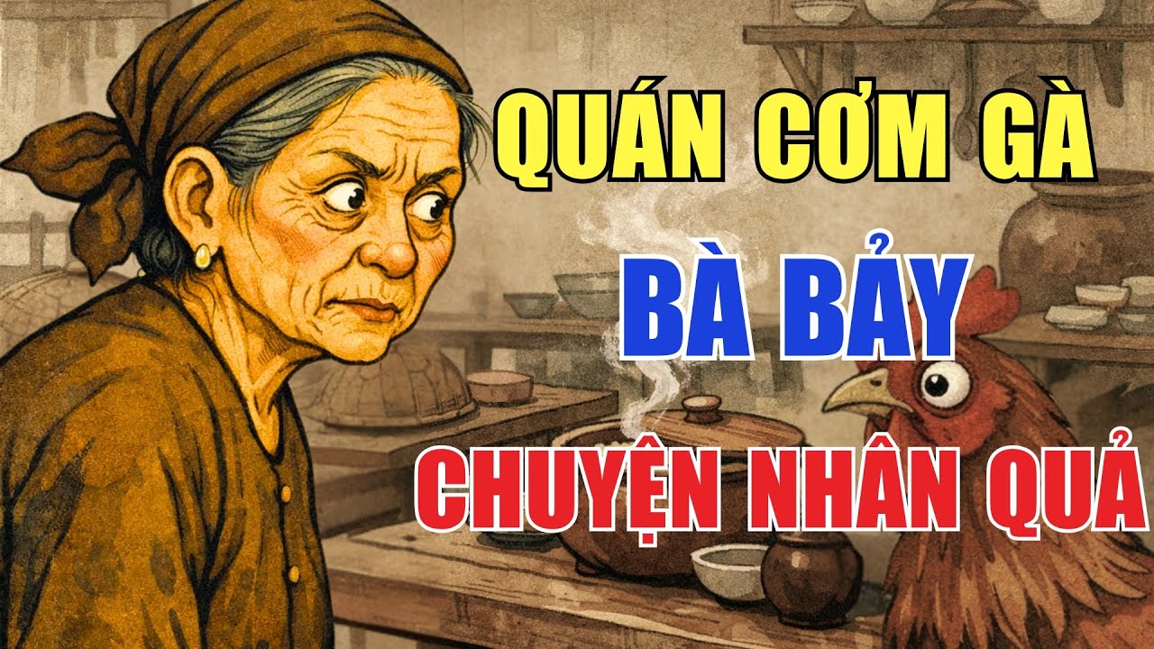 RỢN NGƯỜI: Quán Cơm Gà Bà Bảy – Nghiệp Báo Nhân Quả Rợn Người Khiến Ai Cũng Giật Mình