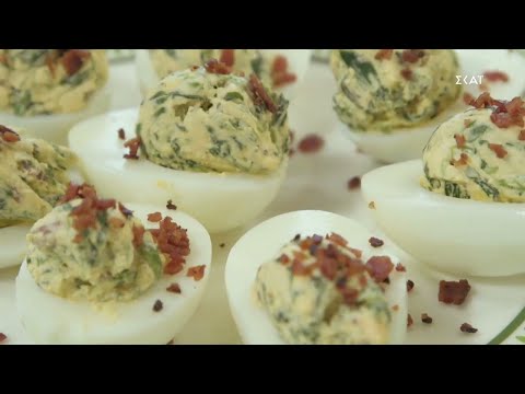 Βίντεο: Γεμιστά αυγά - νόστιμα και γρήγορα