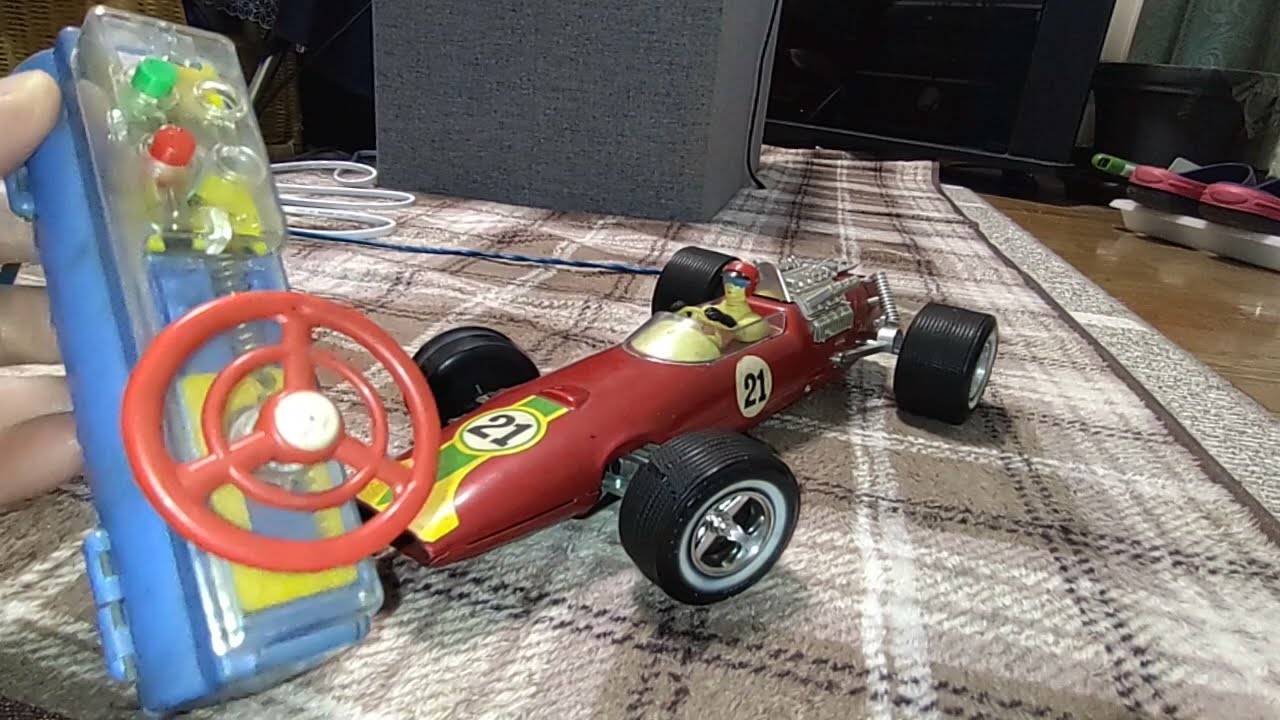 旧バンダイ フォーミュラ レーサー ブリキ 電動玩具 レア バンダイ