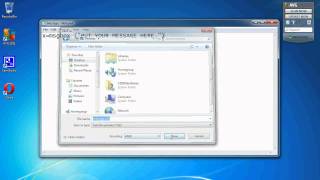 how to make a msgbox in notepad EASY!