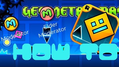 HOW TO GET MOD IN GEOMETRY DASH!!