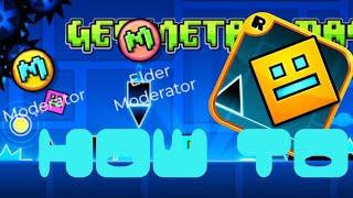 HOW TO GET MOD IN GEOMETRY DASH!!