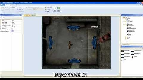 Cop Out - Construct 2 game making video 3(Scoring)