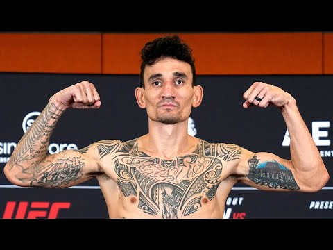 Holloway vs The Korean Zombie Weigh-In  UFC Singapore