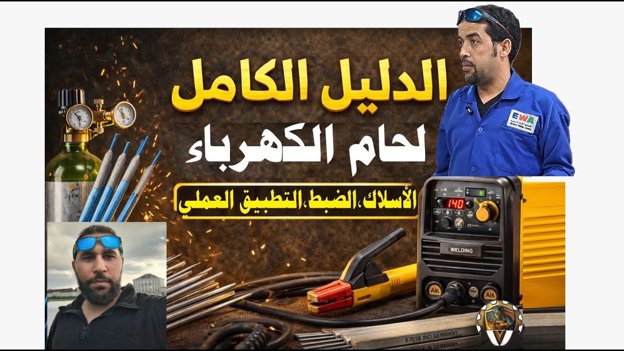 كل أسرار لحام الكهرباء/ الأسلاك/ الضبط /والتطبيق العملي